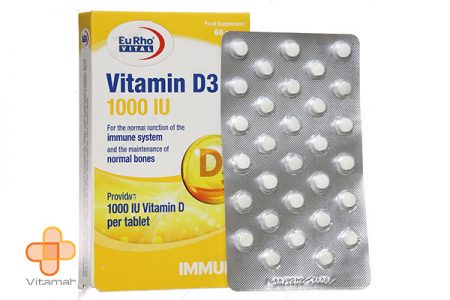 ویتامین D3 1000 یوروویتال